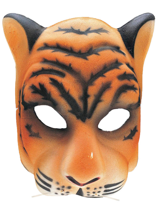 Adult Tiger Costume Mask Accessory - costumesupercenter.com