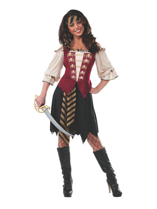 Women's Elegant Pirate Costume - costumesupercenter.com