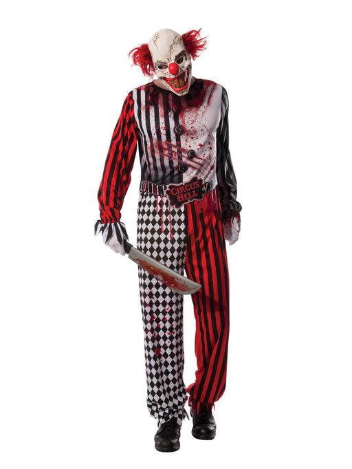 Evil Circus Clown - Adult Costume - costumesupercenter.com