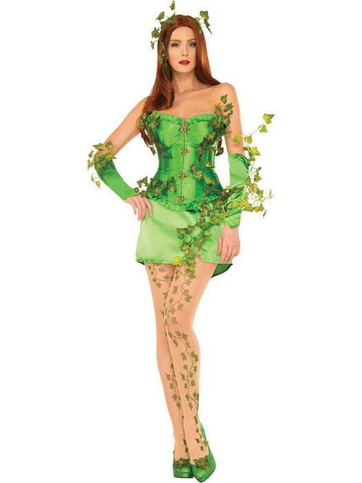 DC Comics Womens Sexy Deluxe Poison Ivy Costume - costumesupercenter.com