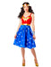 Wonder Woman Vintage Style Dress - Adult Costume - costumesupercenter.com