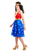 Wonder Woman Vintage Style Dress - Adult Costume - costumesupercenter.com