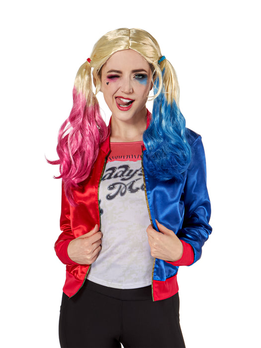 Women's Suicide Squad Harley Quinn Jacket with Shirt - costumesupercenter.com