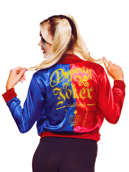 Women's Suicide Squad Harley Quinn Jacket with Shirt - costumesupercenter.com