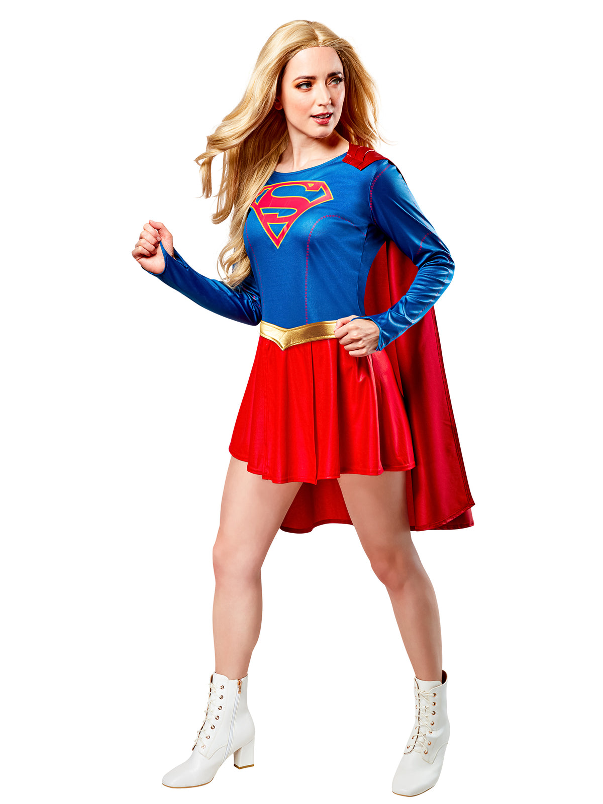 Supergirl Costume Adult Womens Blue