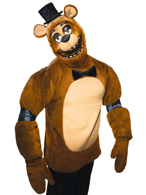 Five Nights at Freddy's Plush Adult Freddy Costume - costumesupercenter.com