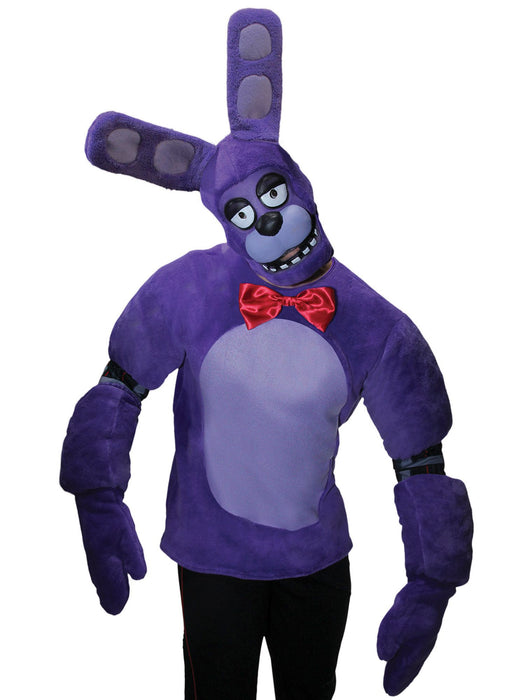 Five Nights at Freddy's Plush Adult Bonnie Costume - costumesupercenter.com