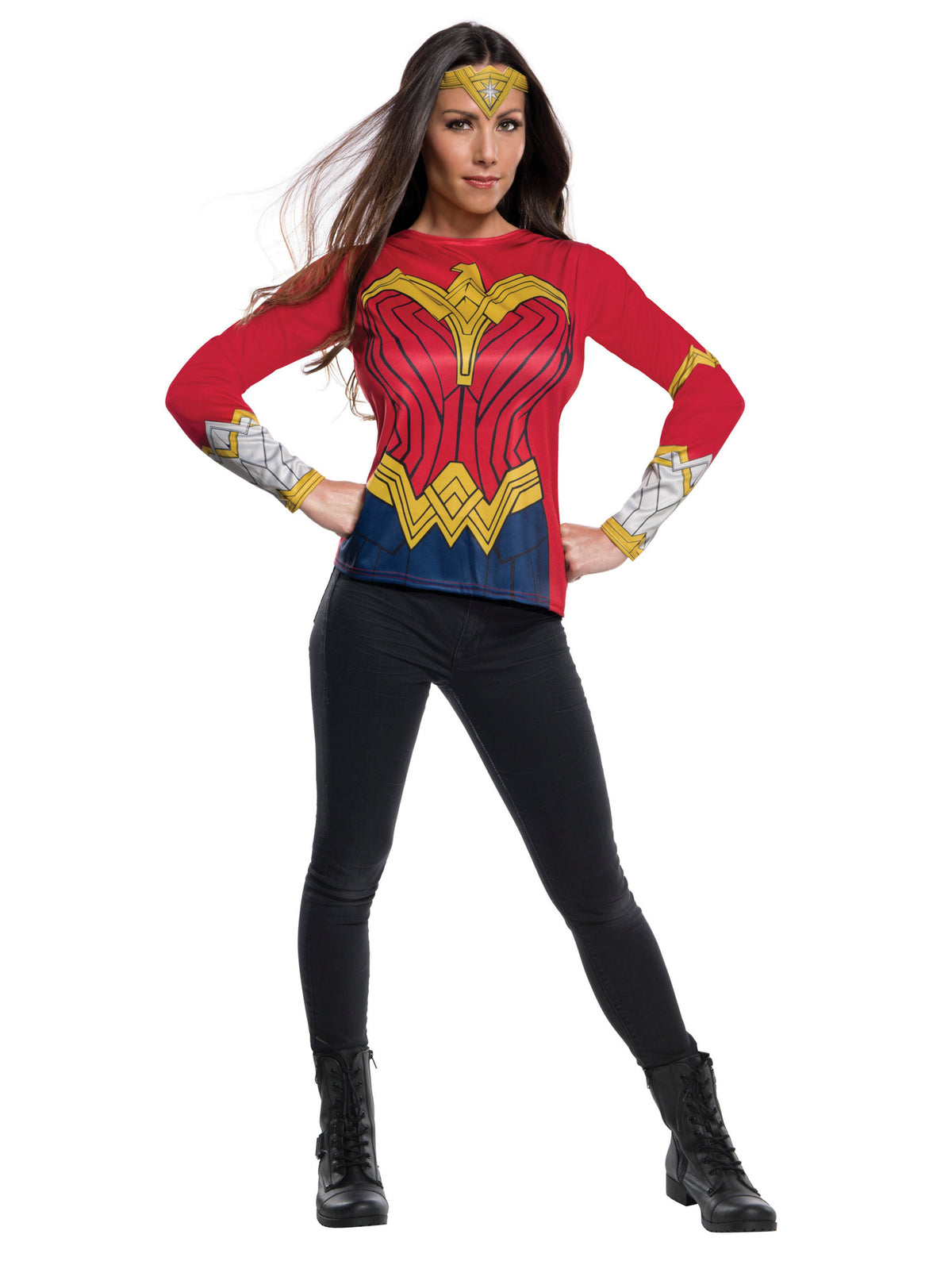 Adult Wonder Woman Justice League Costume Top — Costume Super Center