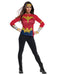 Adult Wonder Woman Justice League Costume Top - costumesupercenter.com
