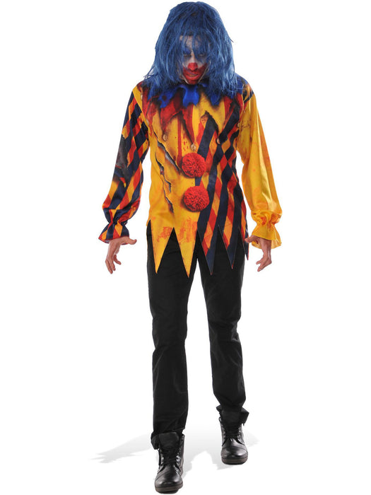 Mens Killer Clown Shirt - costumesupercenter.com