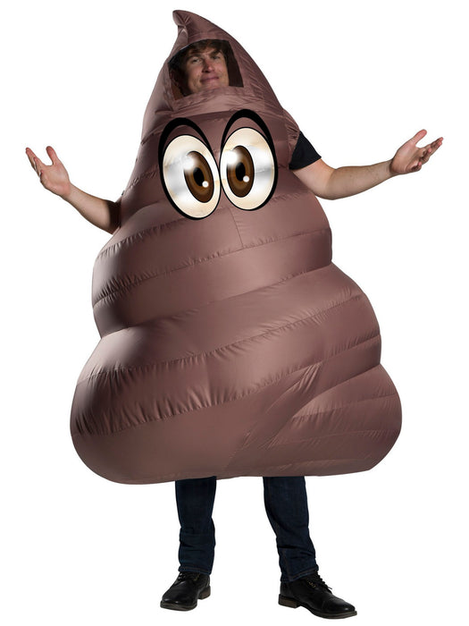 Poop Adult Funflatable Costume - costumesupercenter.com
