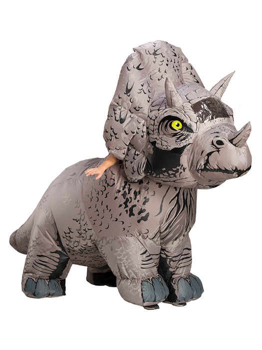 Inflatable Triceratops Costume for Men - costumesupercenter.com