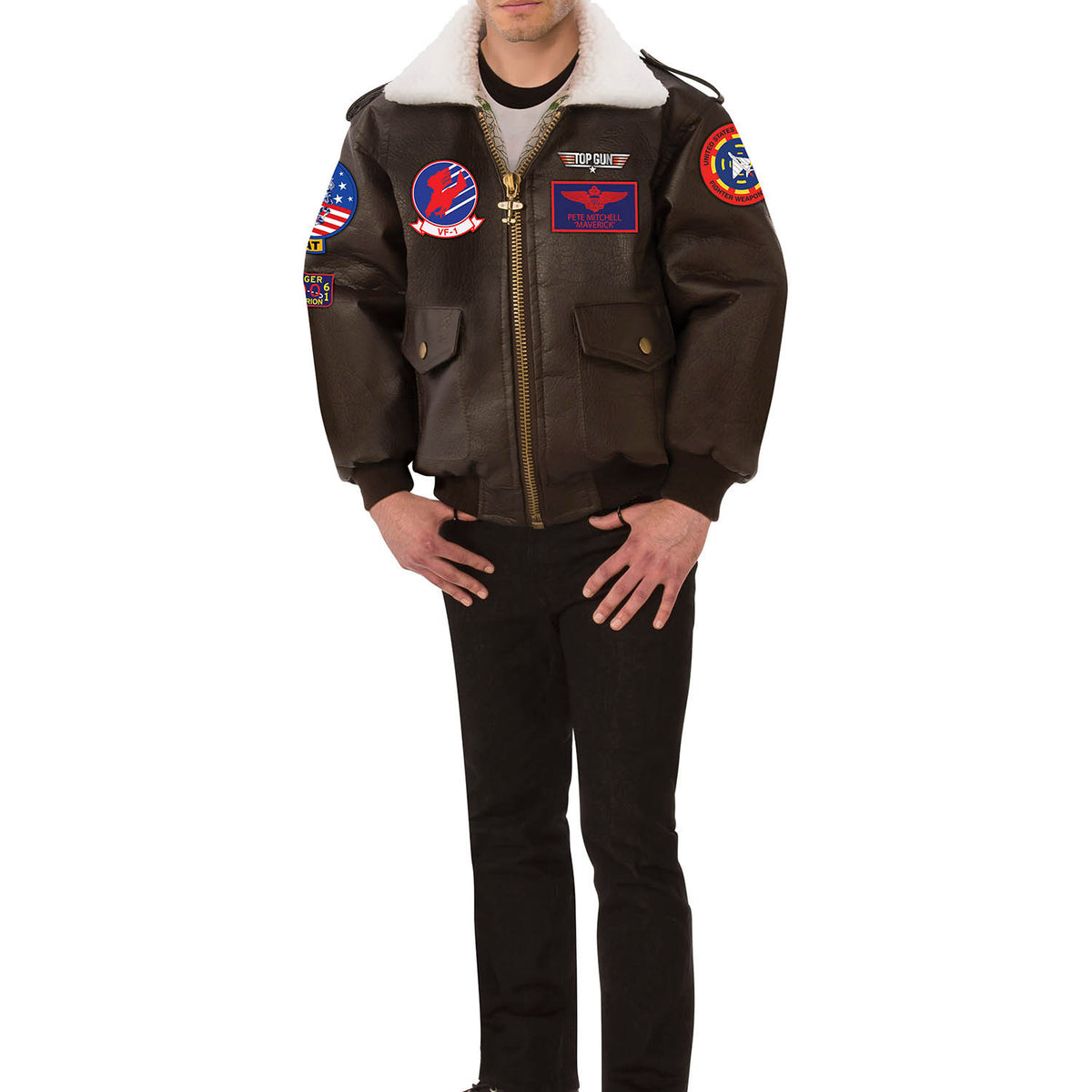 Adult Top Gun Bomber Jacket — Costume Super Center
