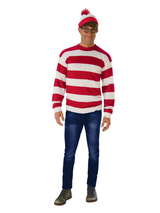 Adult Where's Waldo Deluxe Costume - costumesupercenter.com