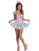 RG Costumes Women's 70's Sweet Heart Costume – Bell Sleeve Top & Bell Bottom Pants