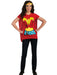 Wonder Woman T-Shirt Adult Costume Kit - costumesupercenter.com