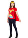 Wonder Woman T-Shirt Adult Costume Kit - costumesupercenter.com