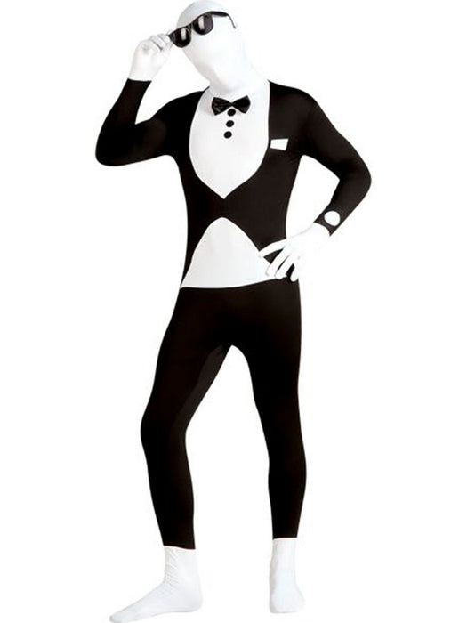 Mens Tuxedo Skin Suit Costume - costumesupercenter.com