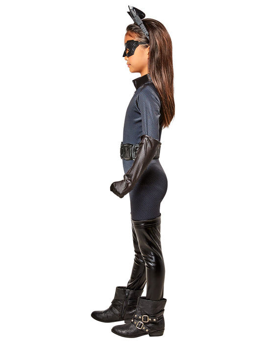 Girls Deluxe Catwoman Costume - costumesupercenter.com
