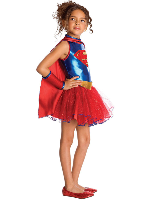Girls Supergirl Tutu Costume - costumesupercenter.com