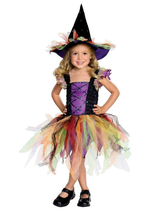 Girl's Glitter Witch Costume - costumesupercenter.com