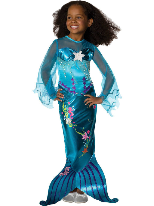 Girls Magical Mermaid Costume - costumesupercenter.com