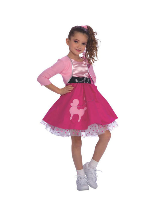 50's Girl Kids Costume - costumesupercenter.com