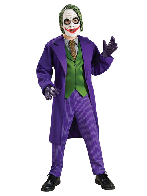Batman Dark Knight Joker Deluxe Child Costume - costumesupercenter.com