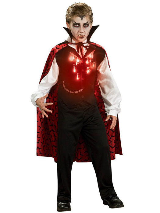Lite-Up Vampire Child Costume - costumesupercenter.com