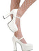 Adult White Mary Janes Shoes - costumesupercenter.com