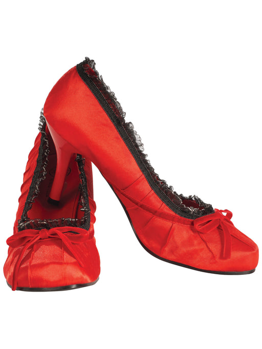 Adult Red Baby Doll Shoes - costumesupercenter.com