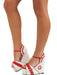 Adult Nurse White/Red Shoes - costumesupercenter.com