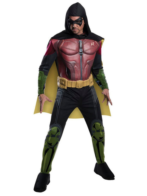DC Comics Muscle Chest Robin Arkham Mens Costume - costumesupercenter.com