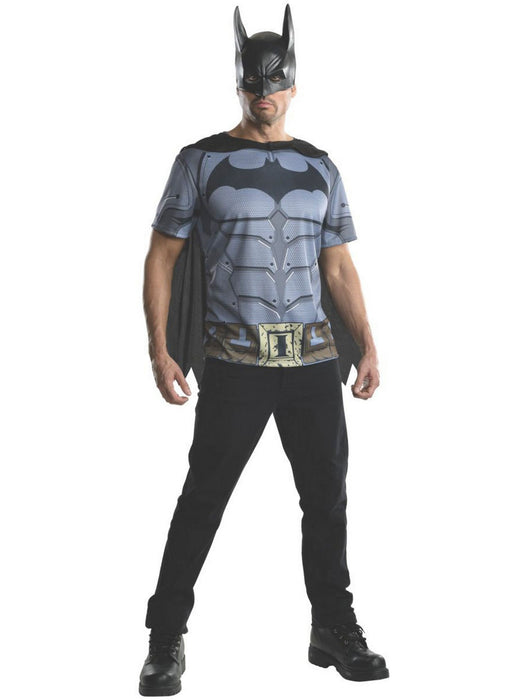 Adult Justice League Batman Costume Top - costumesupercenter.com