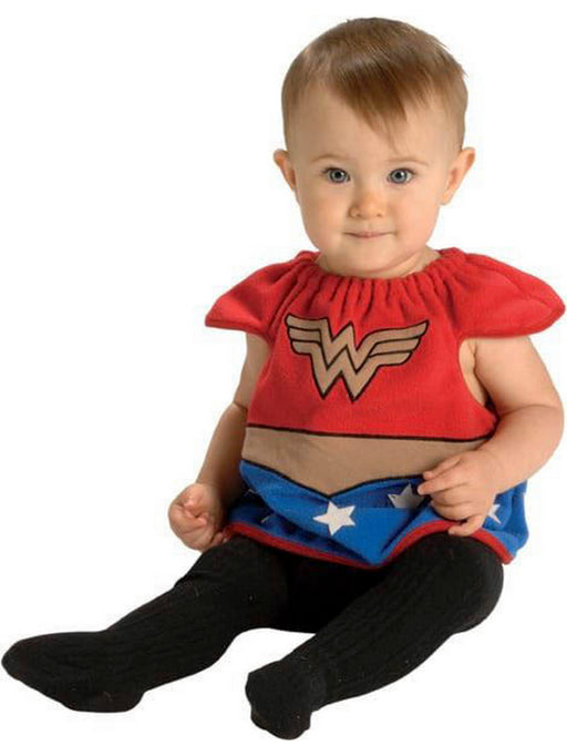 Wonder Woman Bib Newborn Costume - costumesupercenter.com