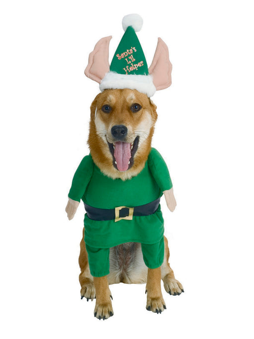 Santa's Lil Helper Walking Pet Costume - costumesupercenter.com