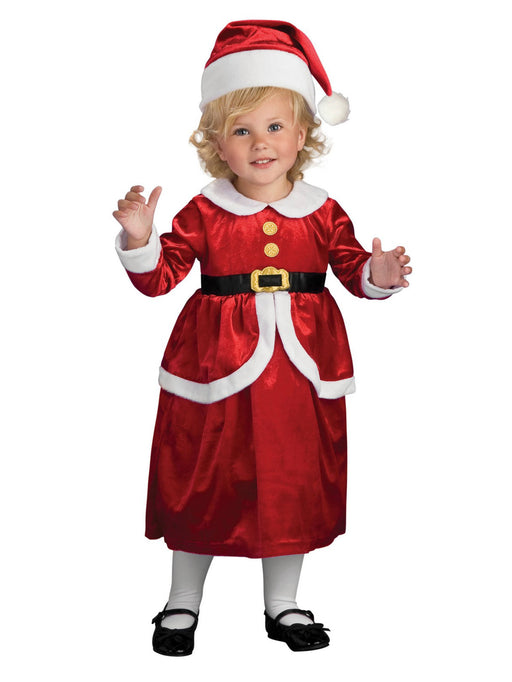 Baby/Toddler Lil Mrs Claus Costume - costumesupercenter.com
