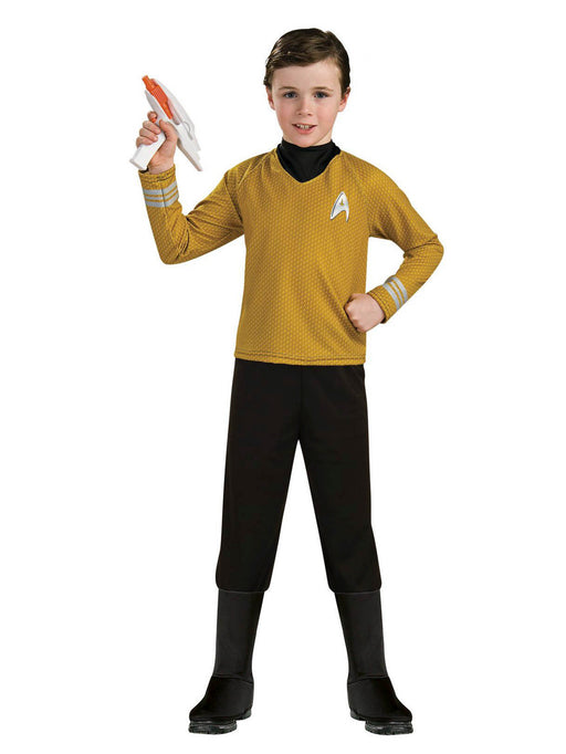 Deluxe Cpt. Kirk Star Trek Costume for Kids - costumesupercenter.com