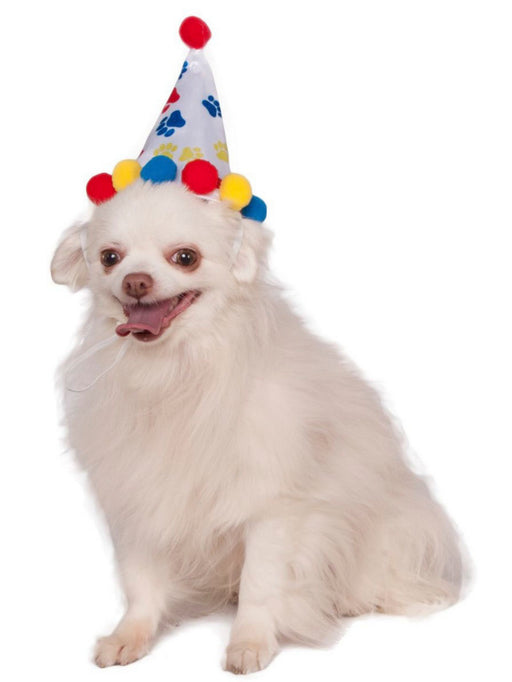 Paw Print Pet Birthday Hat Accessory - costumesupercenter.com