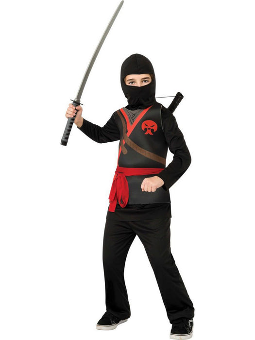 Black Ninja Costume for Kids - costumesupercenter.com