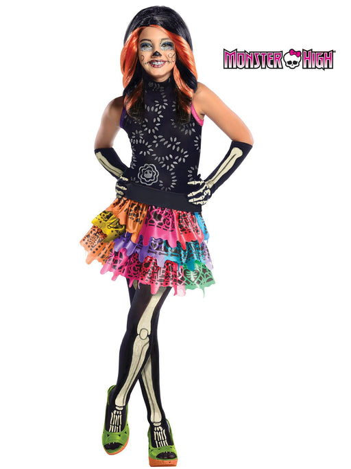 Girls Skelita Calaveras Monster High Costume - costumesupercenter.com