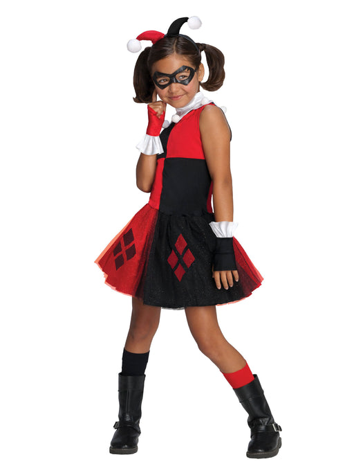DC Comics Girls Harley Quinn Tutu Dress - costumesupercenter.com