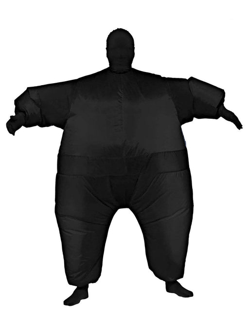 Adult Black Inflatable Jumpsuit - costumesupercenter.com