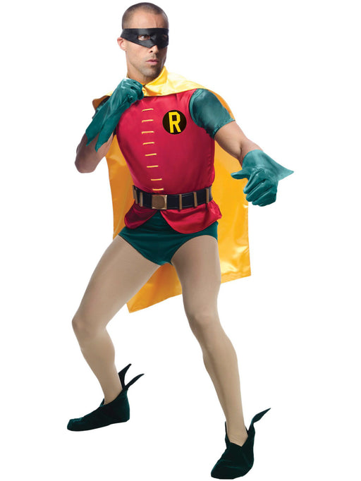 DC Comics Mens Grand Heritage Robin Costume - costumesupercenter.com