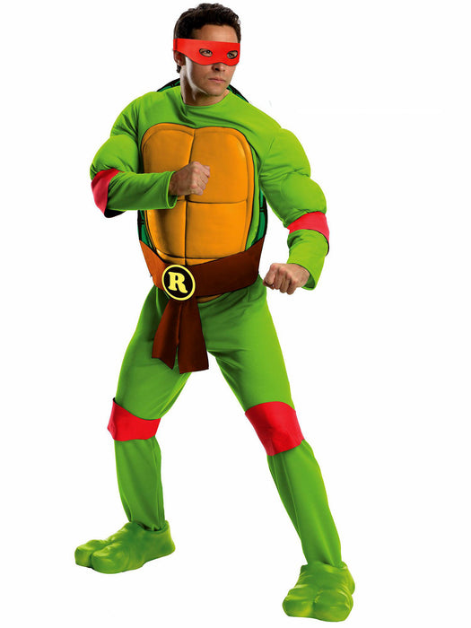 Mens Teenage Mutant Ninja Turtles Deluxe Raphael Costume - costumesupercenter.com
