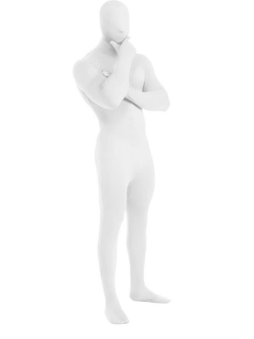 Second Skin Adult White Costume - costumesupercenter.com