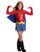 Girls Wonder Woman Costume - costumesupercenter.com