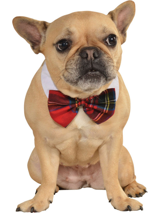 Plaid Pet Bow Tie Accessory - costumesupercenter.com