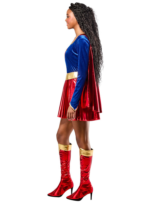 DC Comics Supergirl Deluxe Adult Costume - costumesupercenter.com