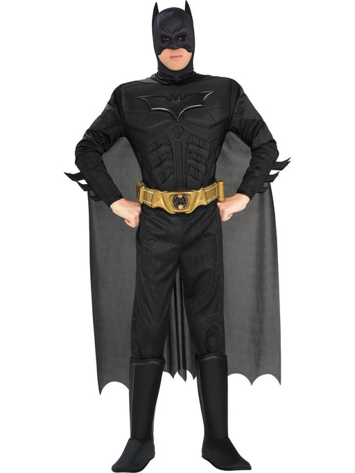 Mens Deluxe Muscle Dark Knight Batman Costume - costumesupercenter.com